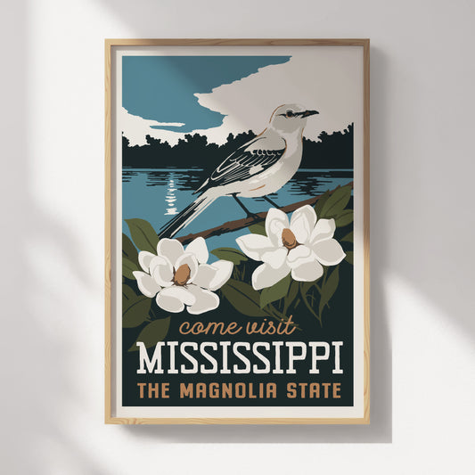 Mississippi Travel Poster
