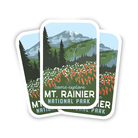 MS Mount Rainier National Park, Washington Stickers - Pack of 50 for Wholesale