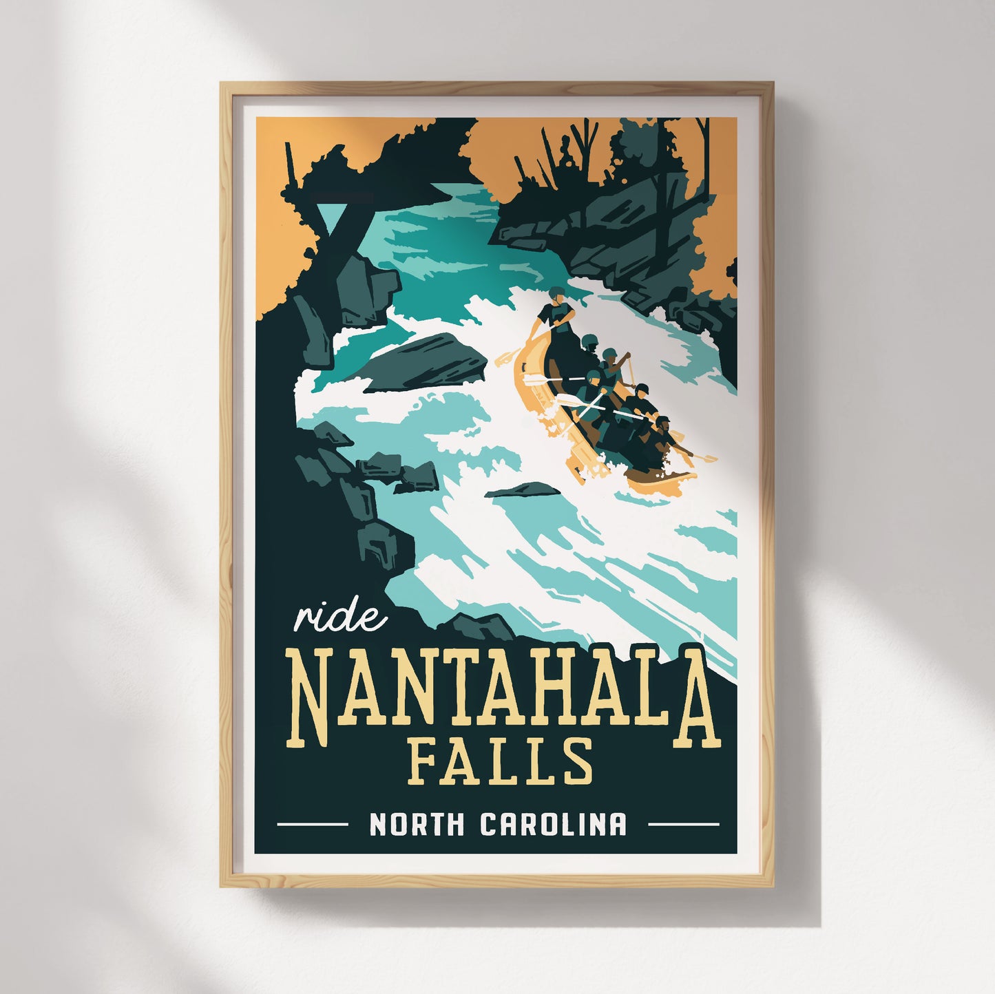 Nantahala Falls Travel Poster