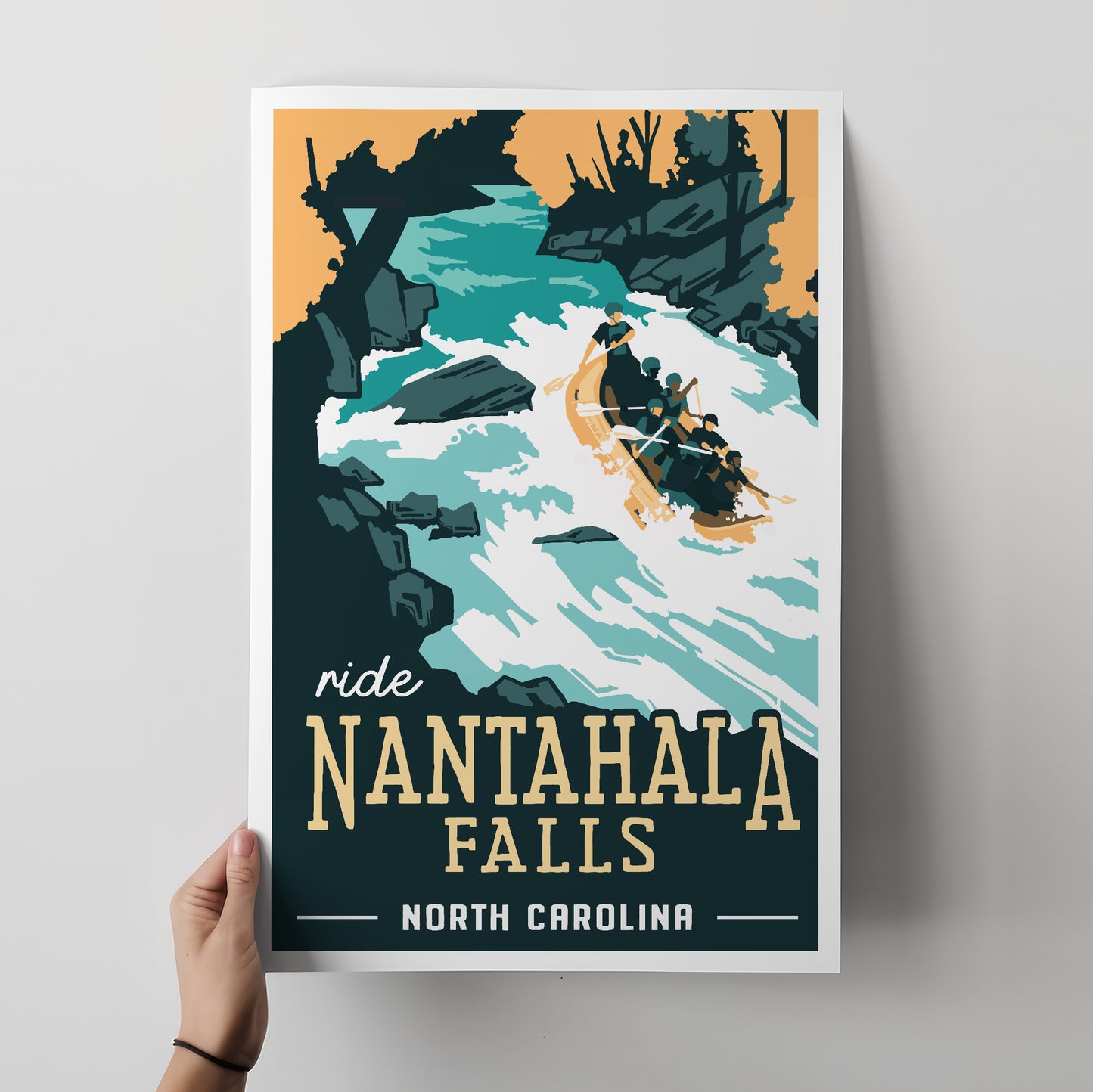 Nantahala Falls Travel Poster