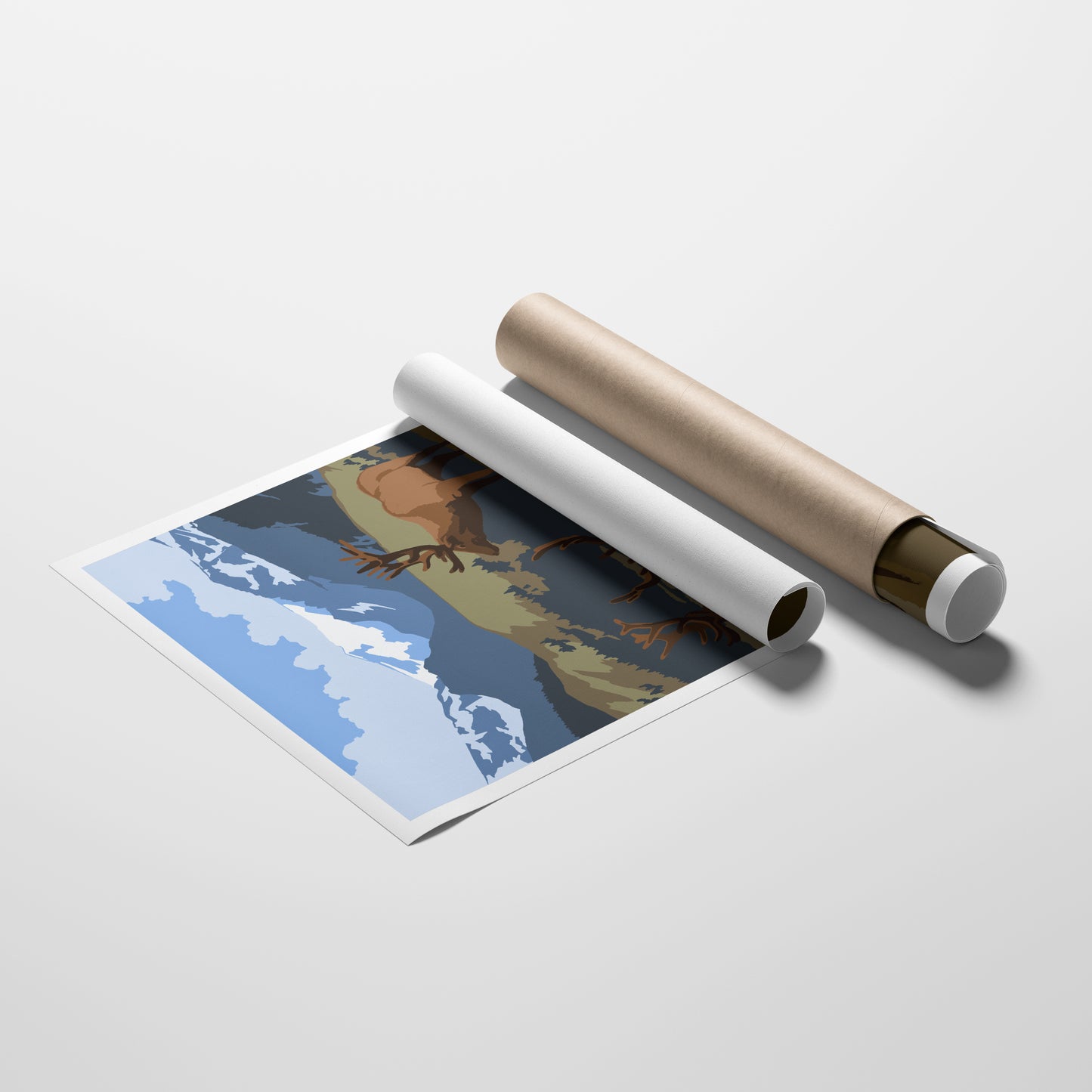 Rocky Mountain National Park Elk Travel Poster