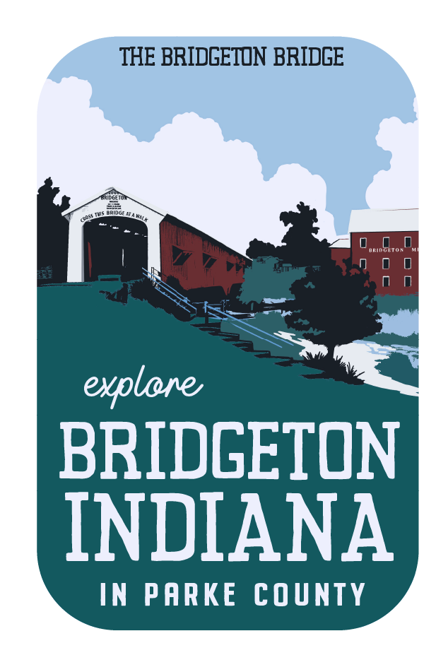 Bridgeton Covered Bridges Travel Sticker