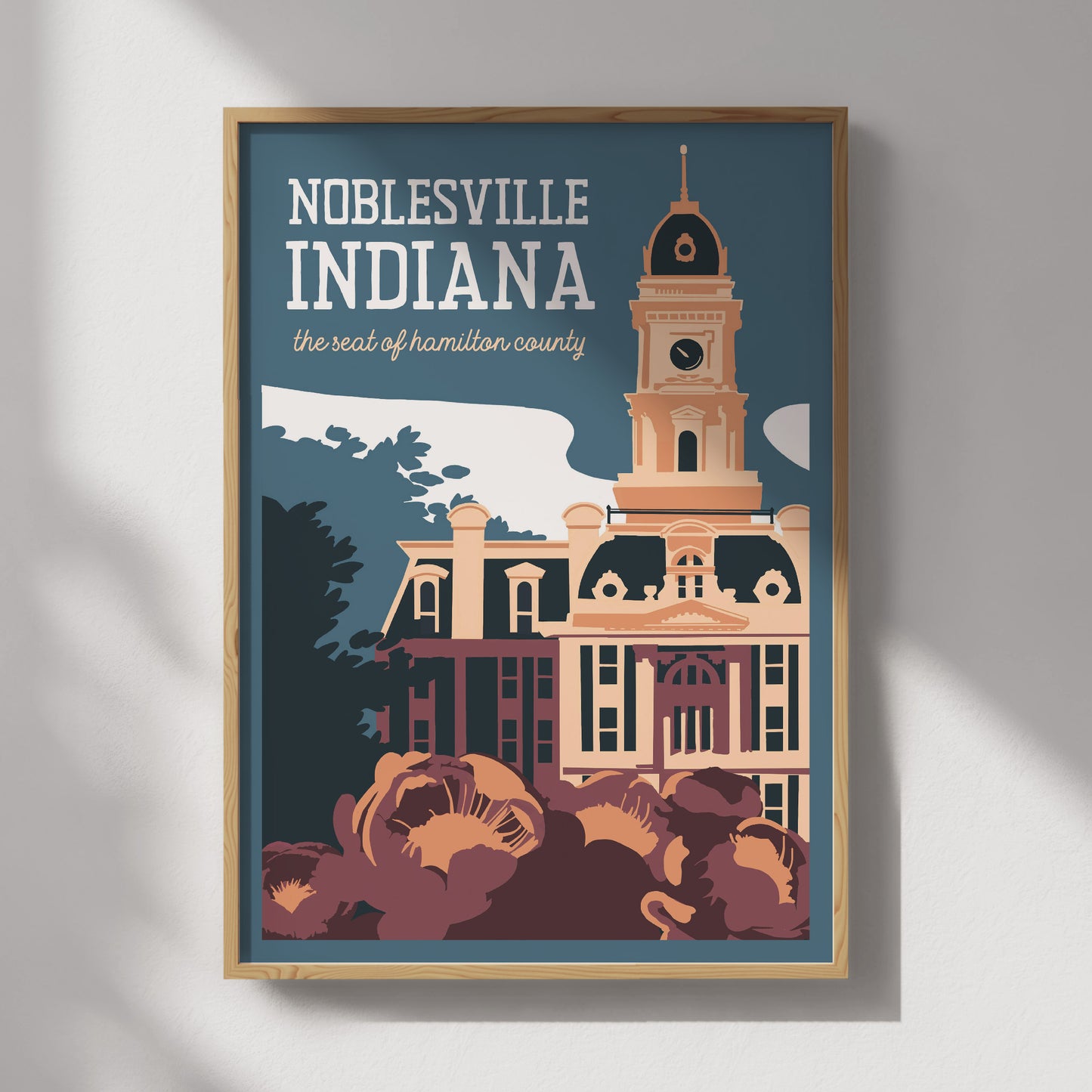 Noblesville, Indiana Travel Poster