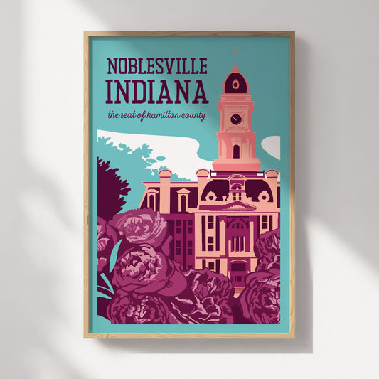 Noblesville, Indiana Travel Poster (Copy)