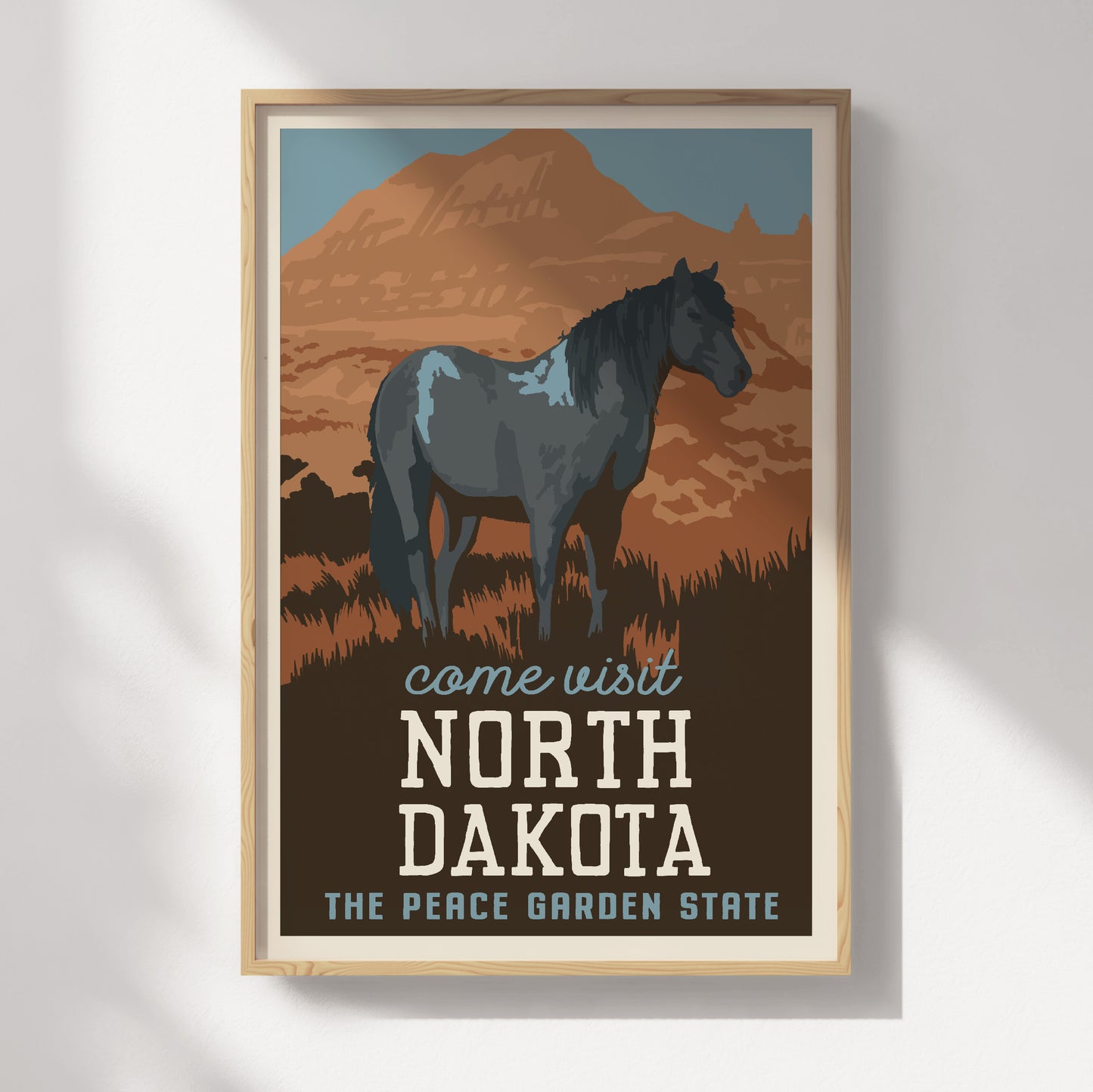 North Dakota Travel Poster