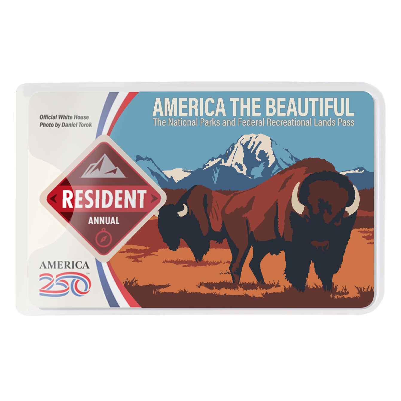 America the Beautiful National Parks Pass Sleeve