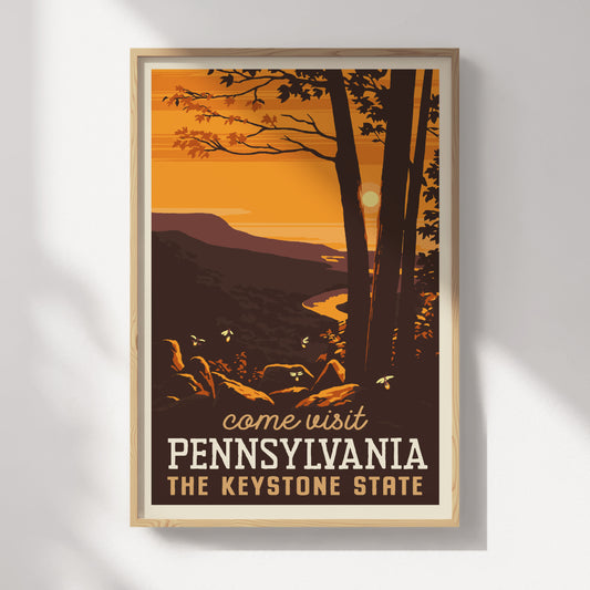 Pennsylvania Travel Poster