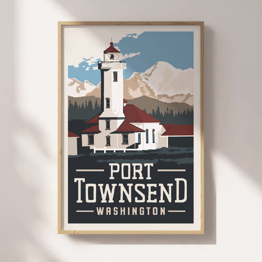 Port Townsend, Washington Travel Poster