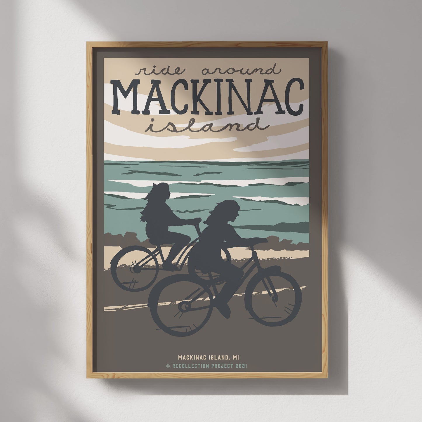 Bike Mackinac Island Travel Poster