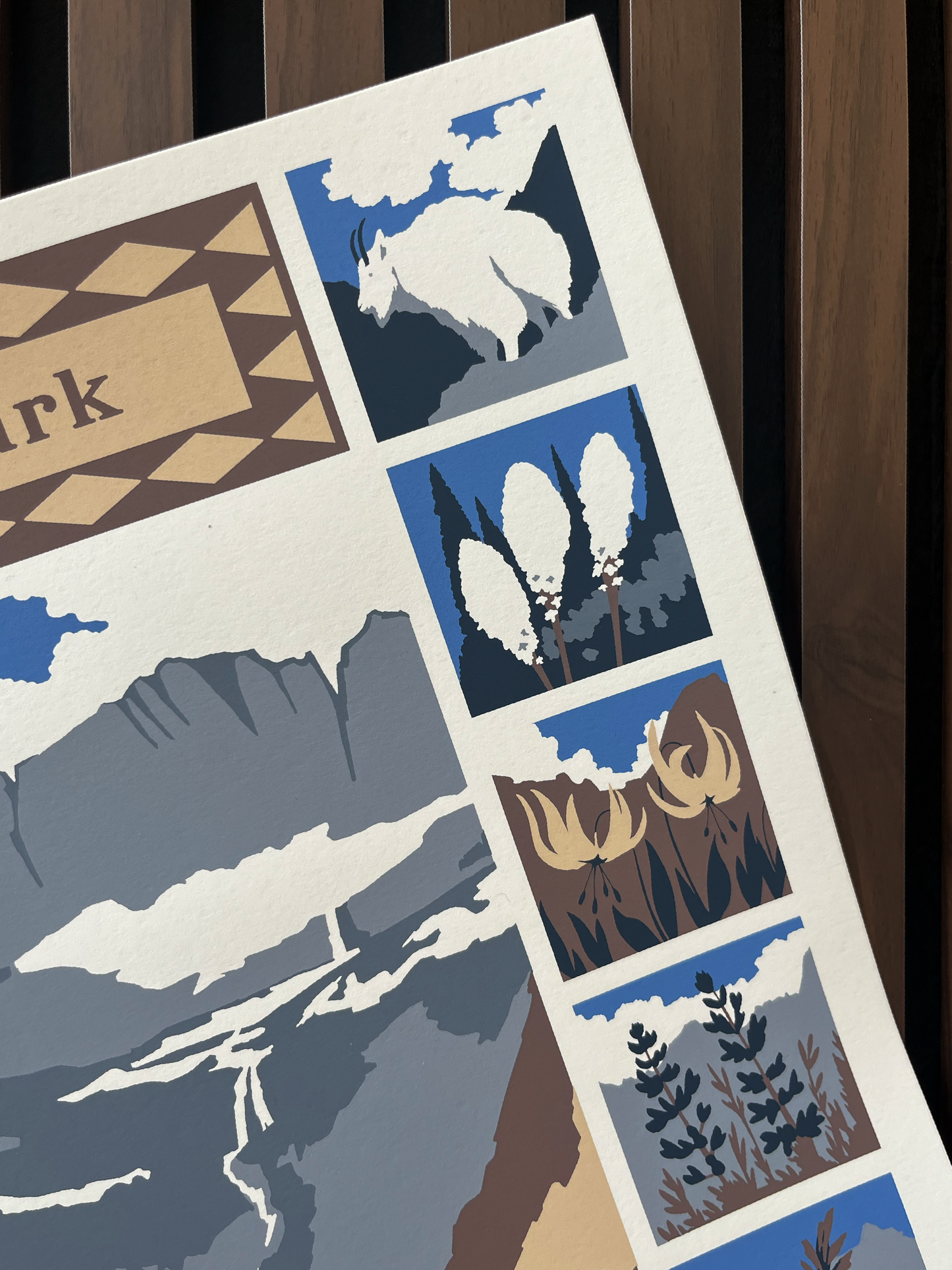 Glacier National Park Limited-Edition Screen Print