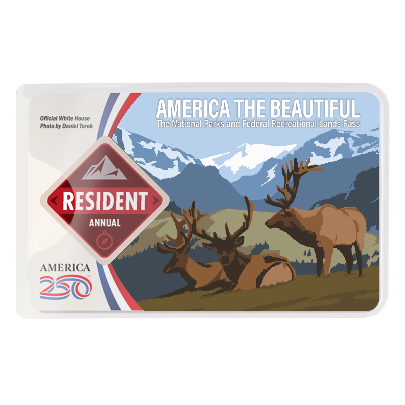 America the Beautiful National Parks Pass Sleeve