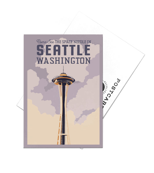 PC Come Visit The Space Needle, Seattle, Washington Postcards - Set of 25 for Wholesale