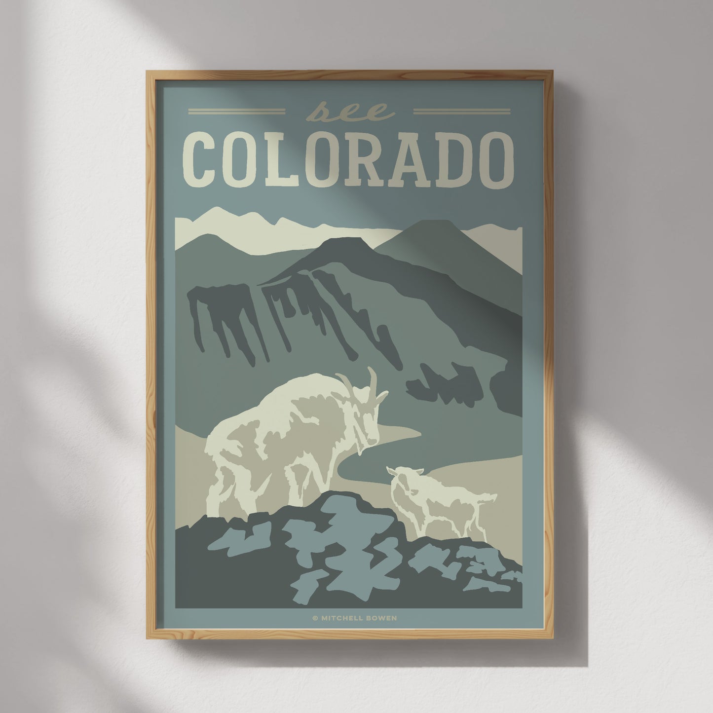 See Colorado Travel Poster