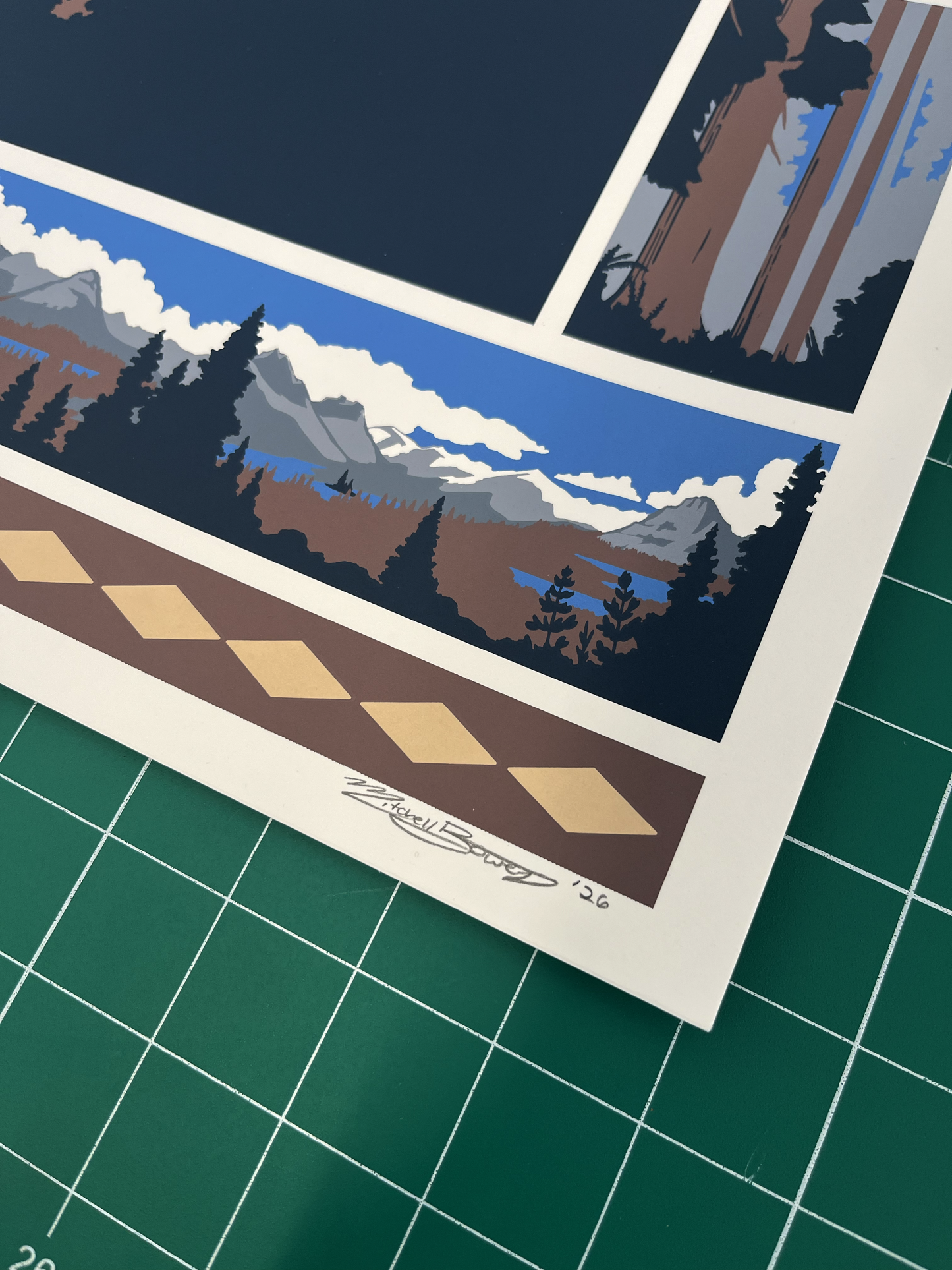 Glacier National Park Limited-Edition Screen Print