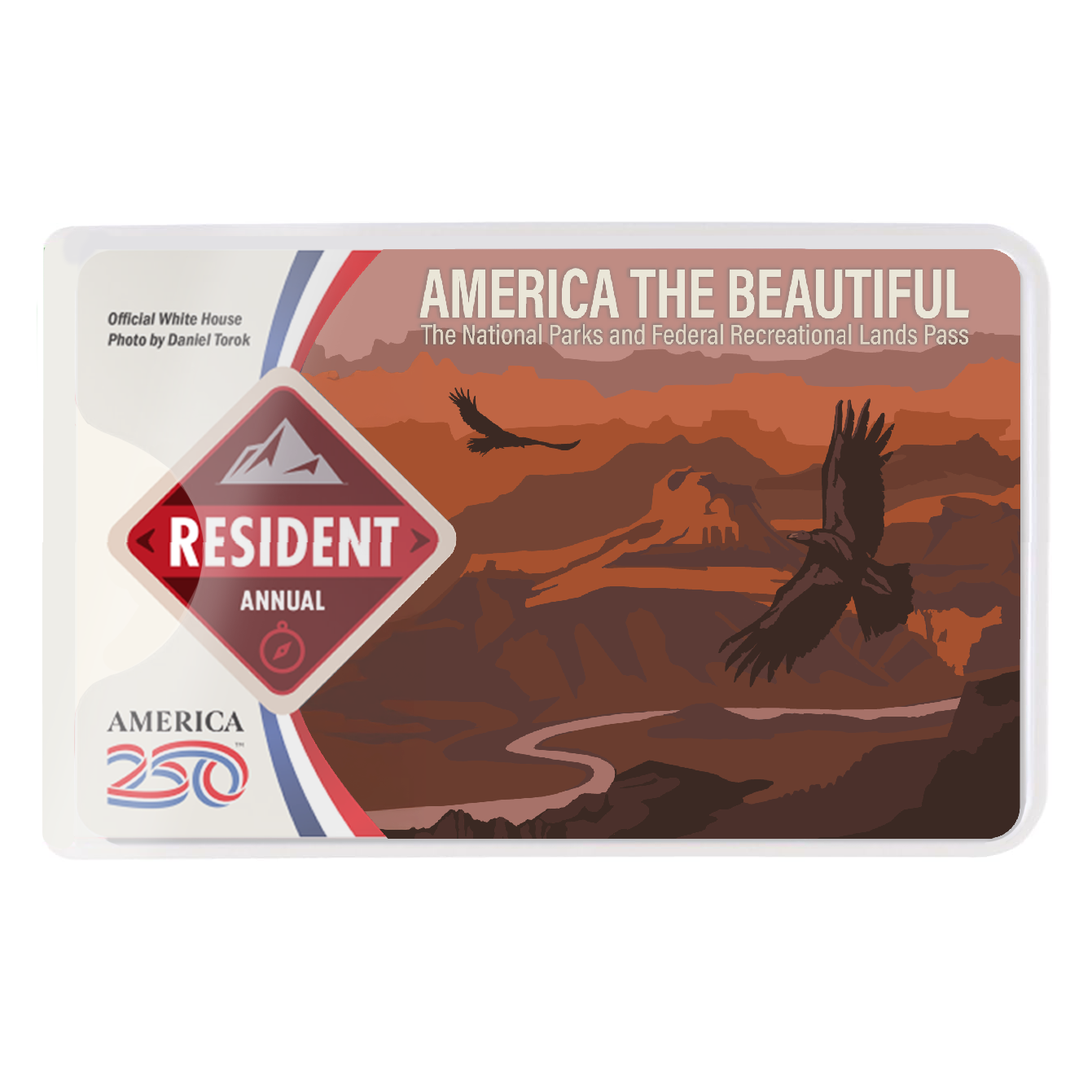 America the Beautiful National Parks Pass Sleeve