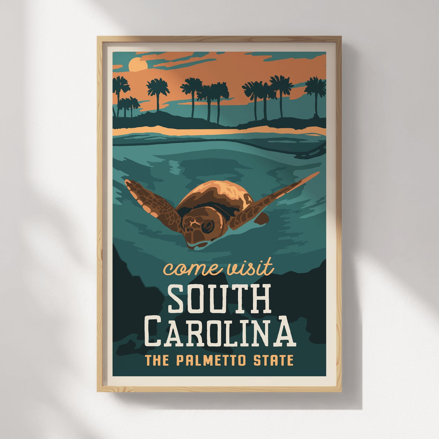 South Carolina Travel Poster