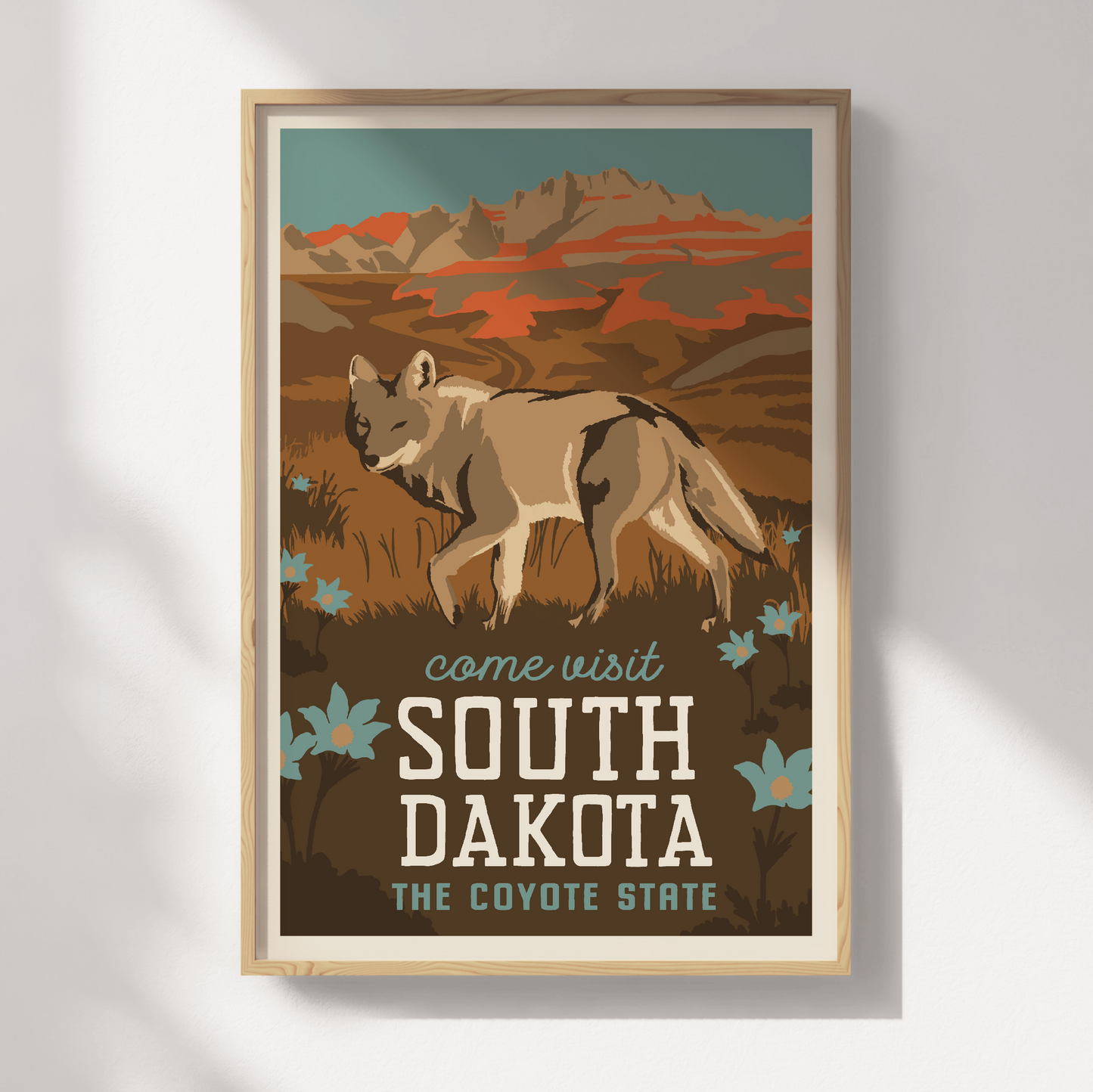 South Dakota Travel Poster