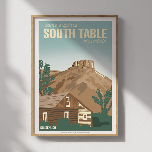 South Table Travel Poster