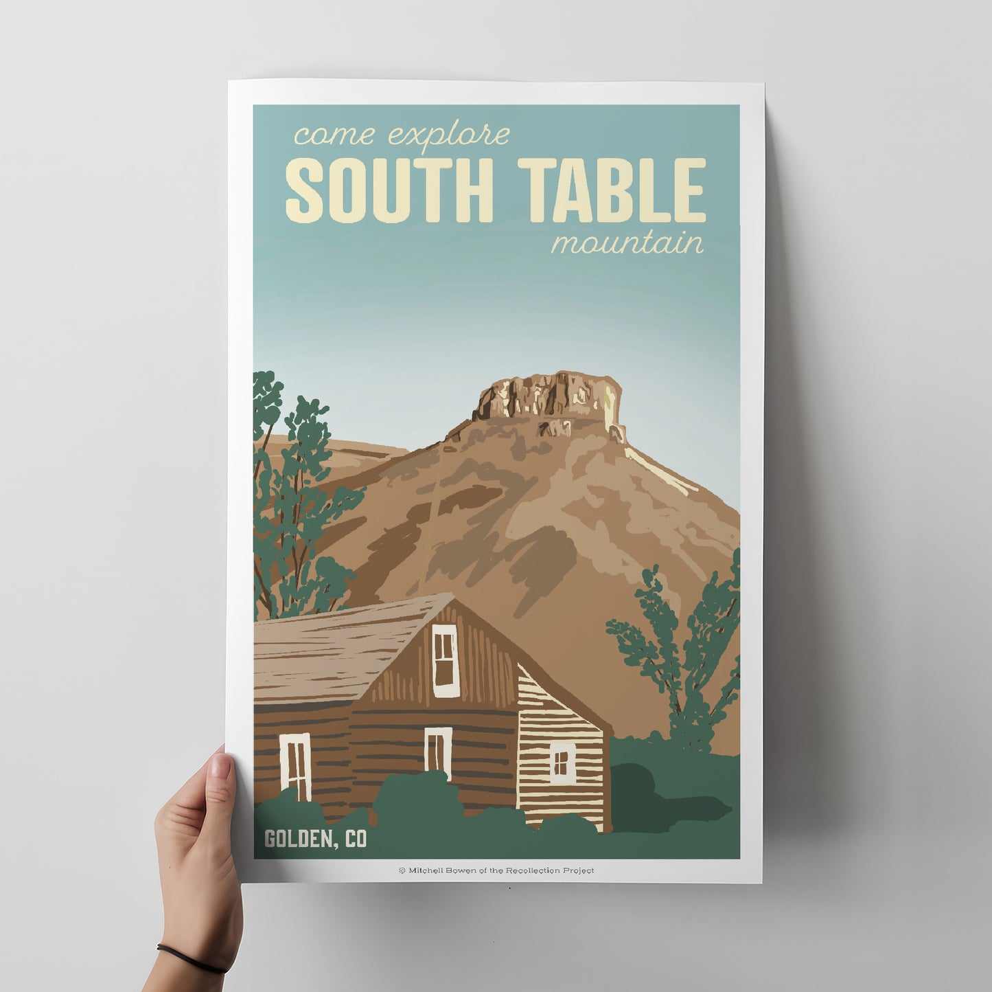South Table Travel Poster