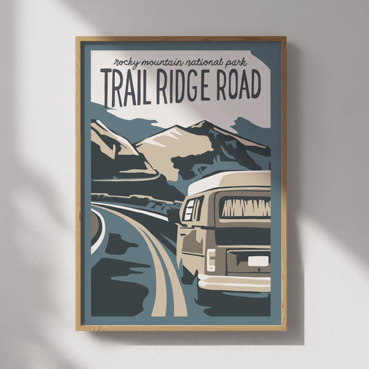 Trail Ridge Road Travel Poster