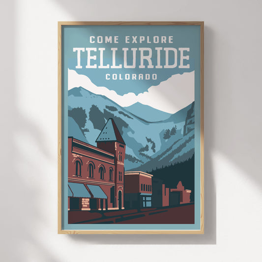 Telluride, Colorado Travel Poster