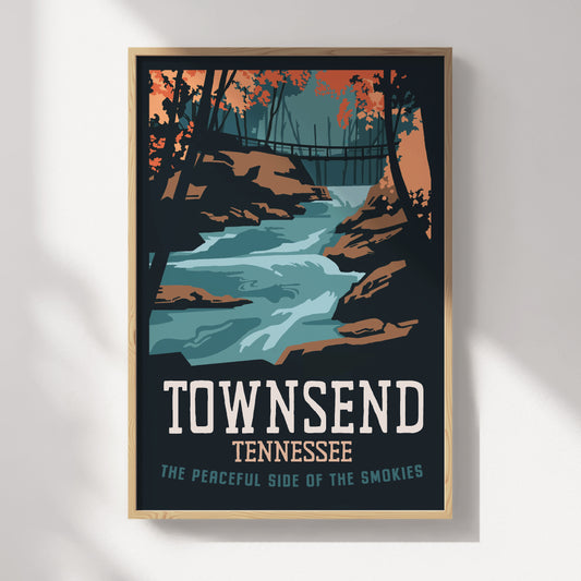 Townsend, Tennessee Travel Poster