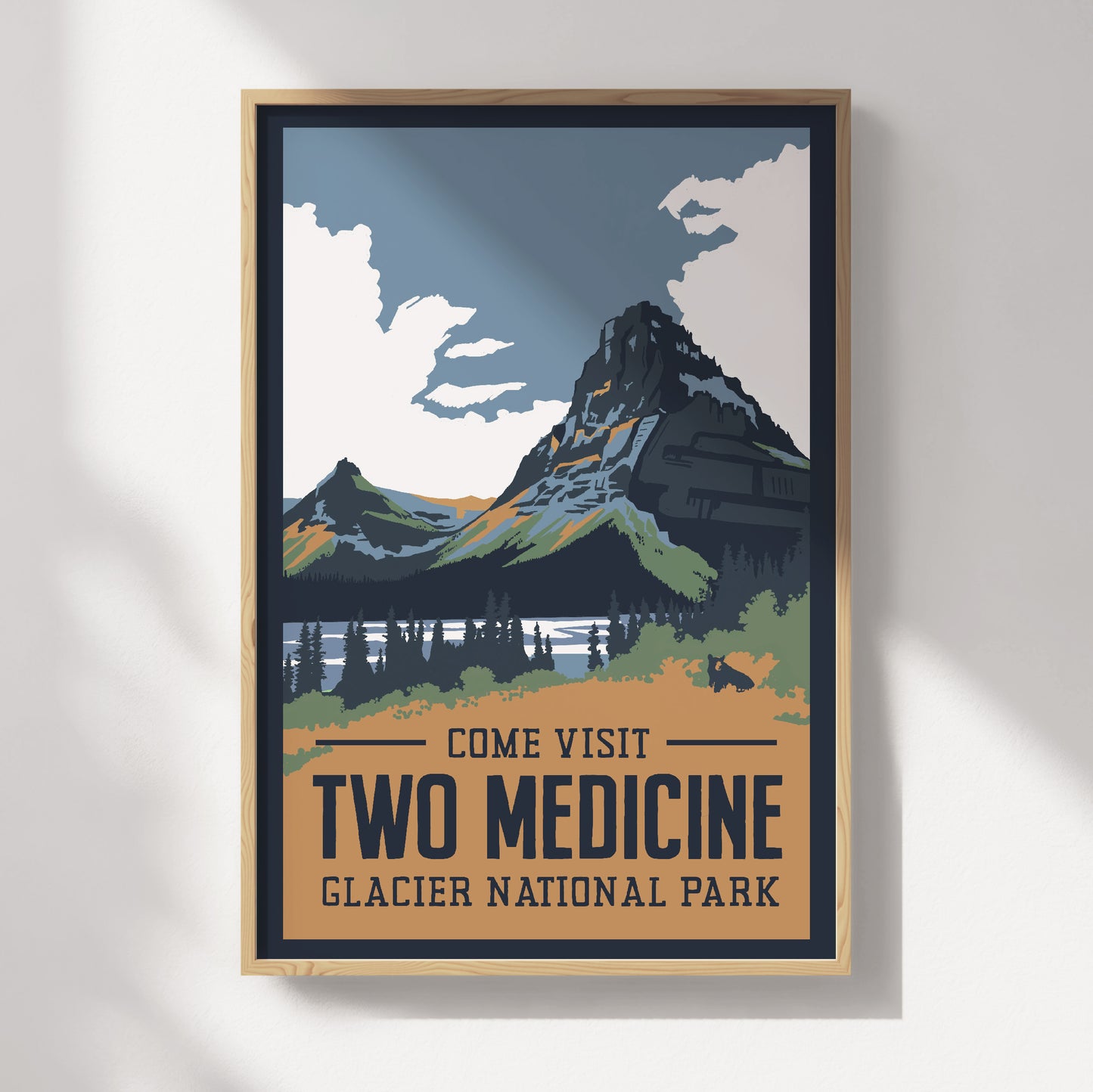 Two Medicine Travel Poster