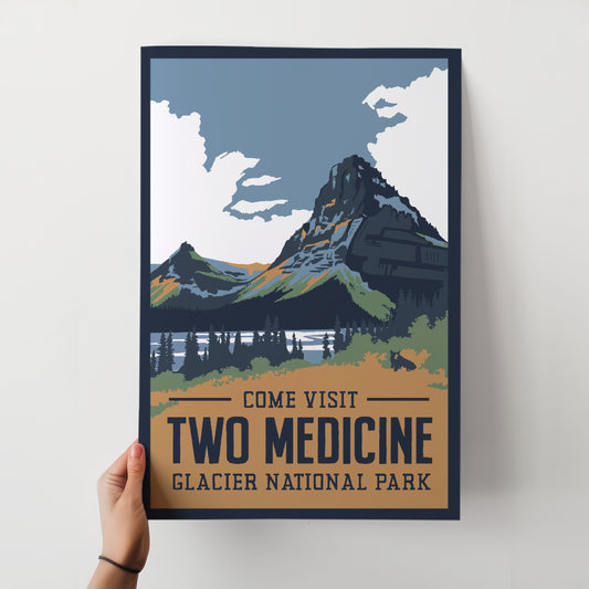 Two Medicine Travel Poster