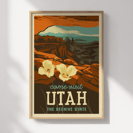 Utah Travel Poster