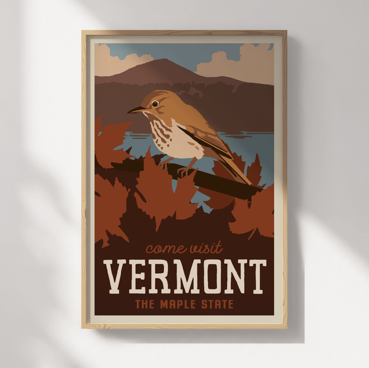 Vermont Travel Poster