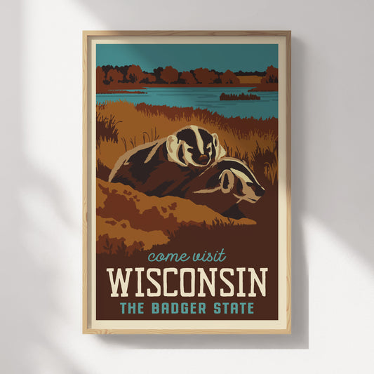 Wisconsin Travel Poster