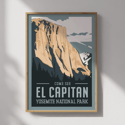 El Capitan Travel Poster