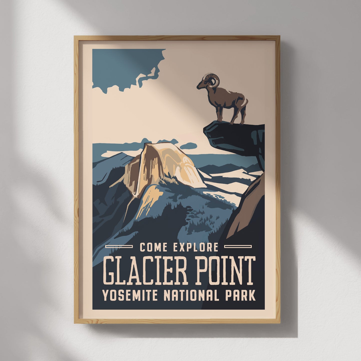 Glacier Point Travel Poster