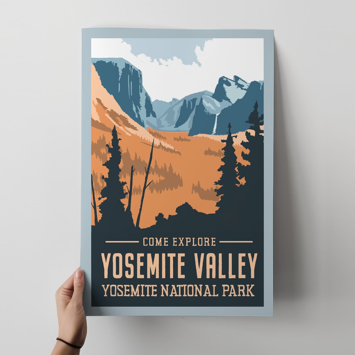 Yosemite Valley Travel Poster