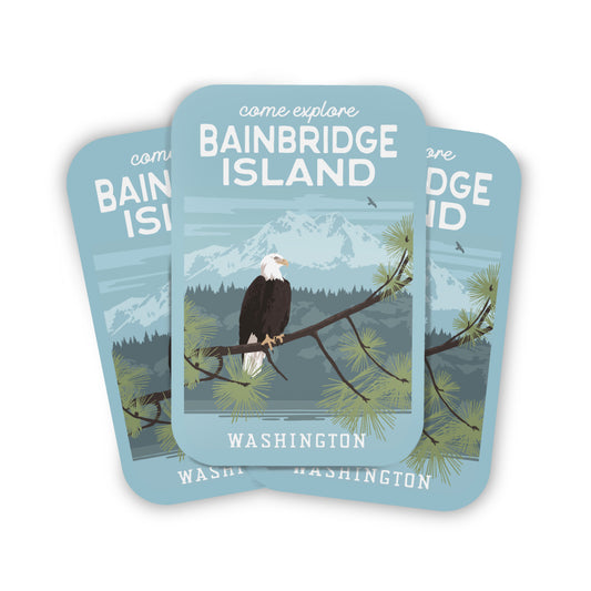 MS Bainbridge Island, Washington Stickers - Pack of 50 for Wholesale