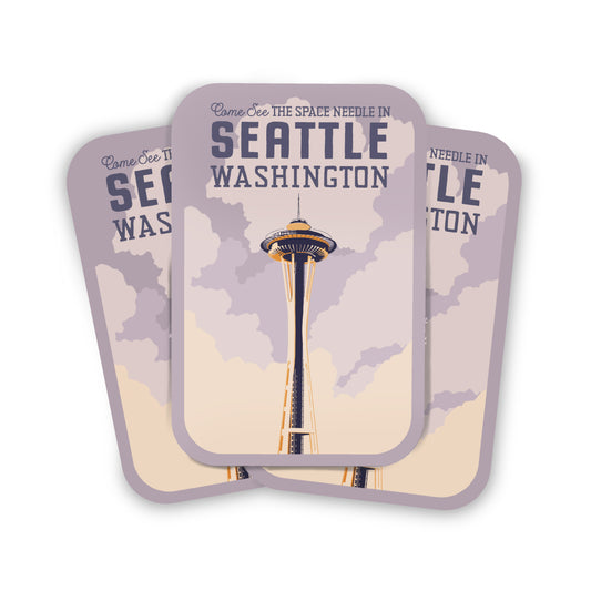 MS Come See Seattle Stickers - Pack of 50 for Wholesale