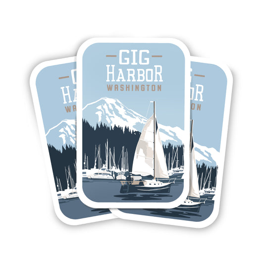 MS Gig Harbor, Washington Stickers - Pack of 50 for Wholesale