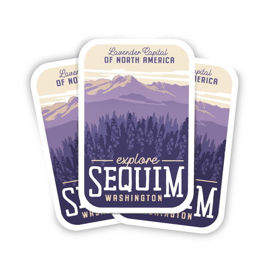 MS Sequim, Washington Stickers - Pack of 50 for Wholesale
