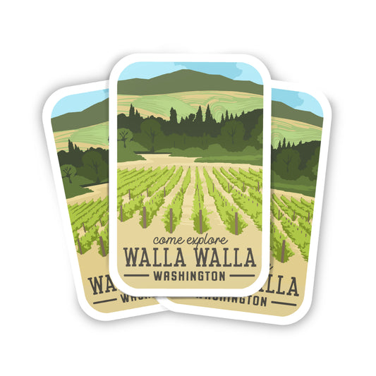 MS Walla Walla, Washington Stickers - Pack of 50 for Wholesale