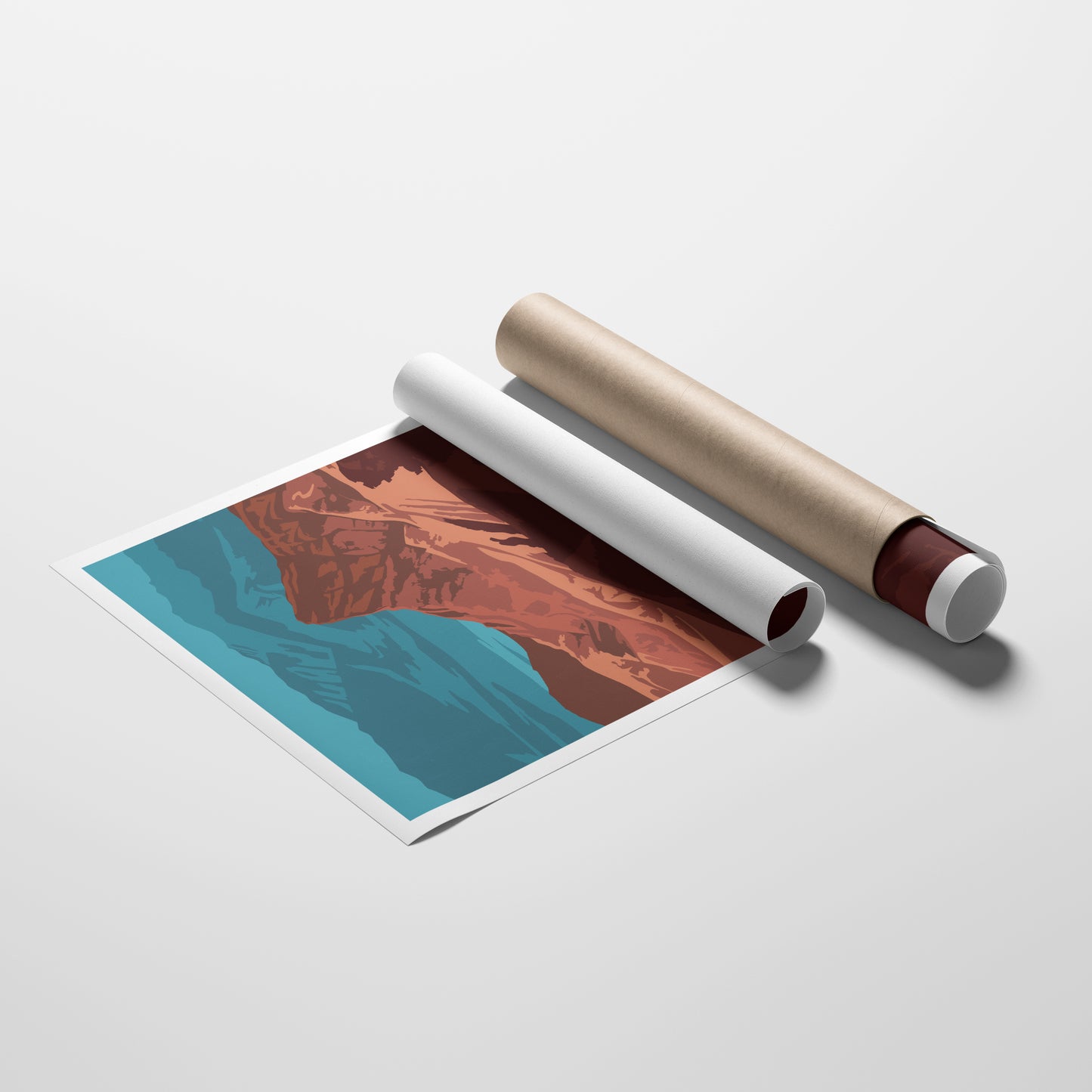 Zabriskie Point, Death Valley National Park Travel Poster