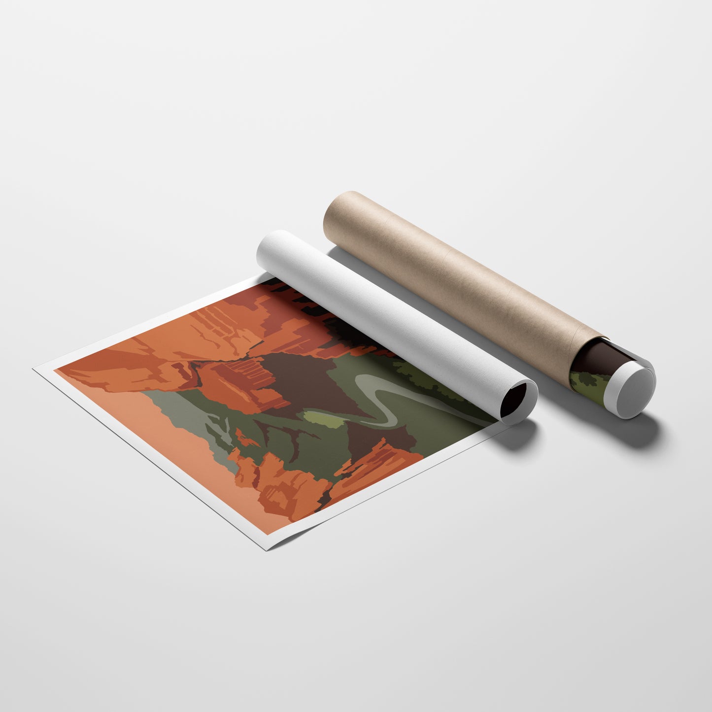 Zion National Park Travel Poster